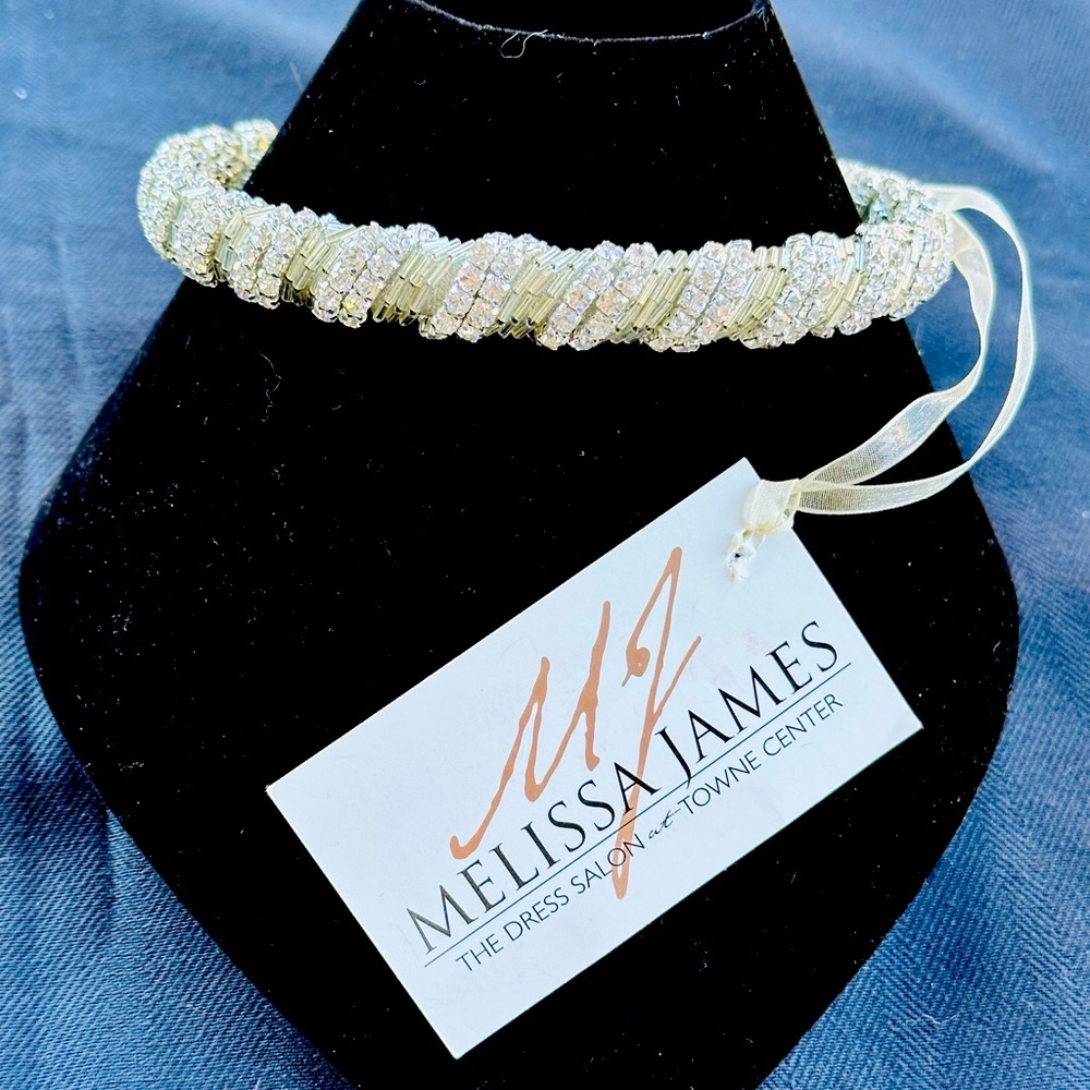 Melissa James Brand New Wedding head piece/band